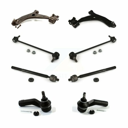 TOP QUALITY Front Suspension Control Arm & Ball Joint Tie Rod End Link Kit 8Pc For Mazda 3 5 Sport K72-100149